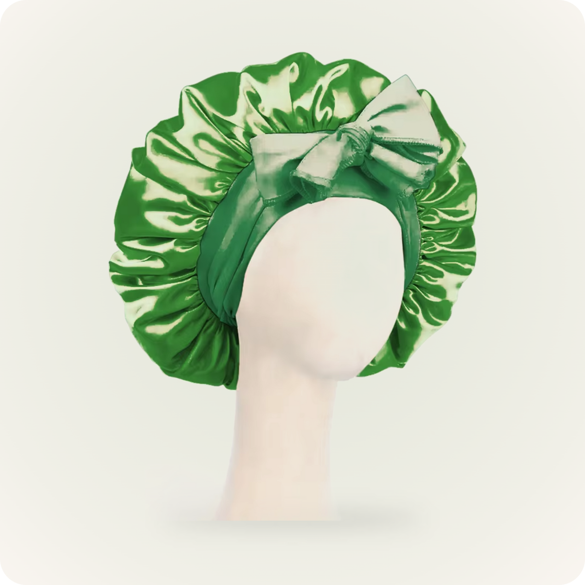 Curlnap Satin Sleep Cap - Green