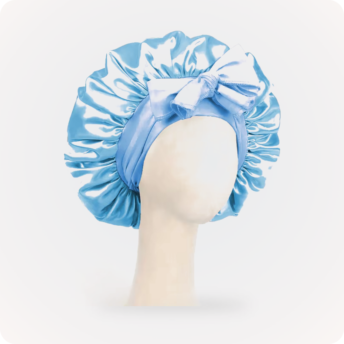 Curlnap Satin Sleep Cap - Sky Blue